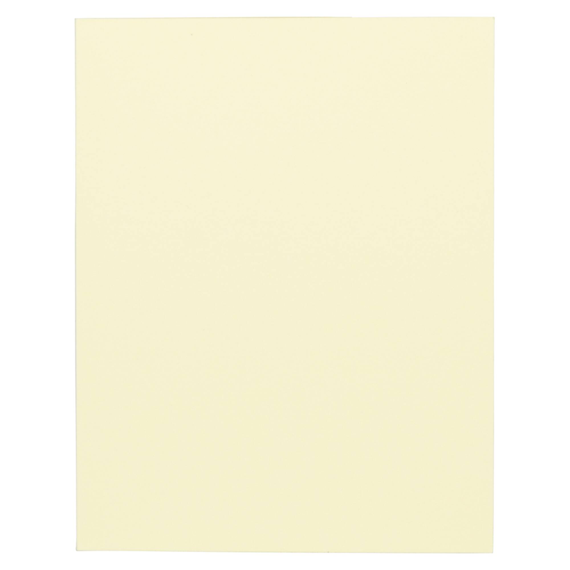 JAM Paper A2 Light Yellow Blank Foldover Cards